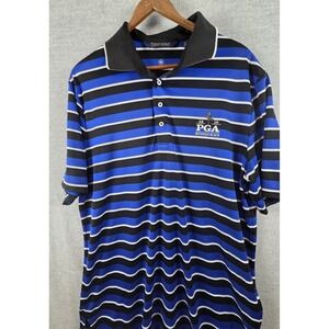 Polo Golf Ralph Lauren L 2019 PGA Championship Bethpage Black Polo Shirt Stripe